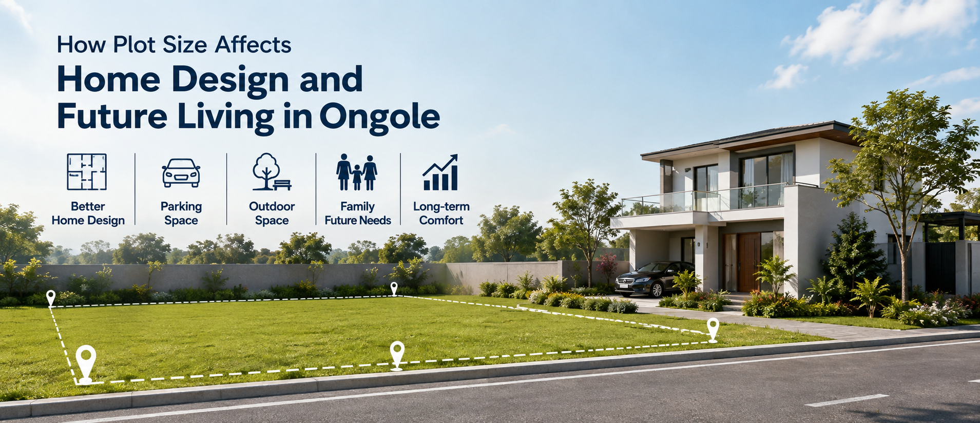 How Plot Size Affects Home Design in Ongole | Pragathi Real Estates